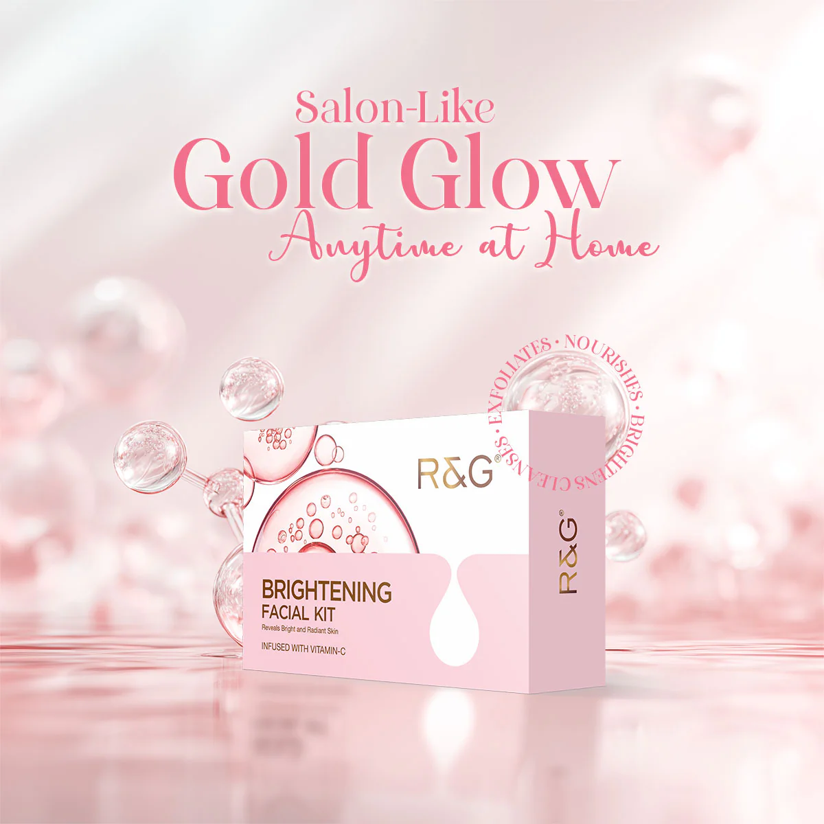 R&G Skin Brightening Mini Facial Kit with Vitamin C - 40ml - Image 4