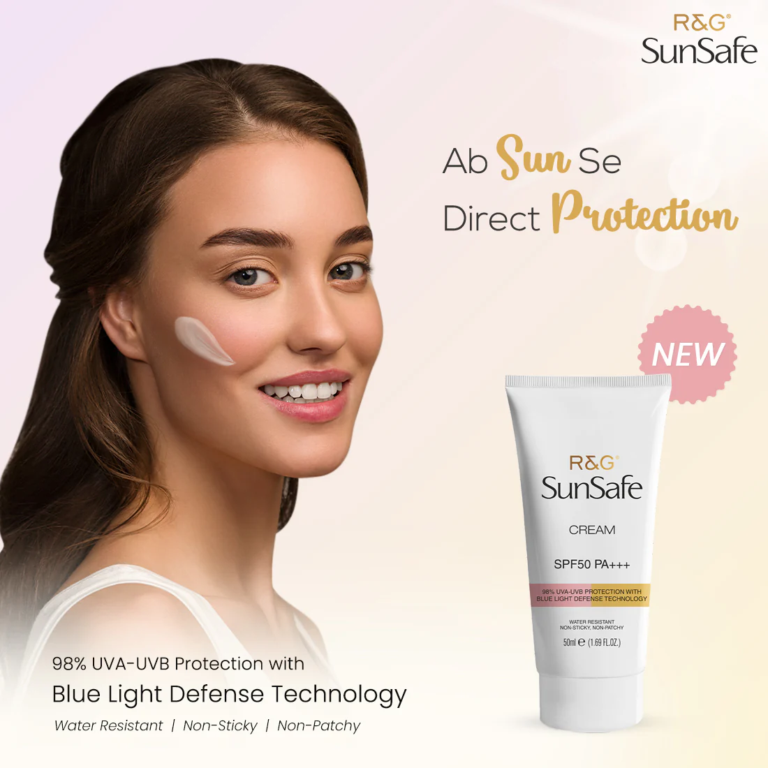 R&G SunSafe SPF 50 Sunscreen & D-Tan Pack Combo - Image 11