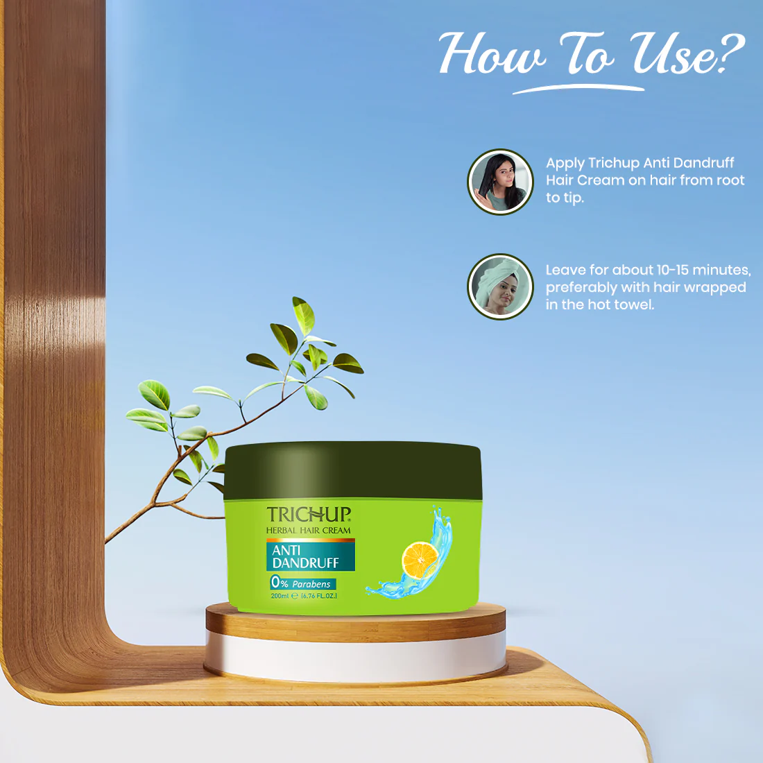 Trichup Anti-Dandruff Hair Cream - Image 4