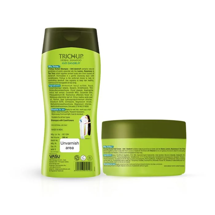 Trichup Anti-Dandruff Shampoo & Cream Kit - Image 10
