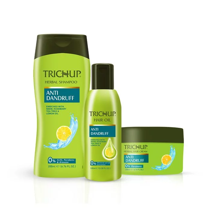 Trichup Anti-Dandruff Oil, Shampoo & Cream Kit - Image 12