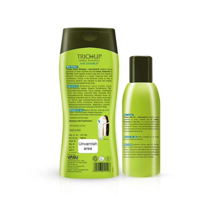 Trichup Anti-Dandruff Oil & Shampoo Kit - Image 10