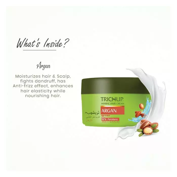 Trichup Argan Herbal Hair Cream - Image 3