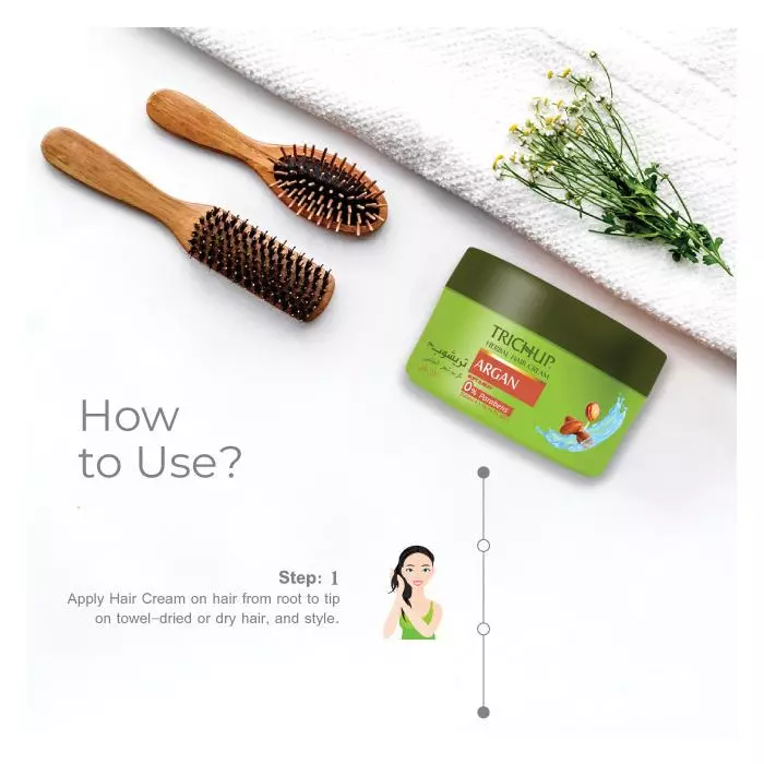 Trichup Argan Herbal Hair Cream - Image 4