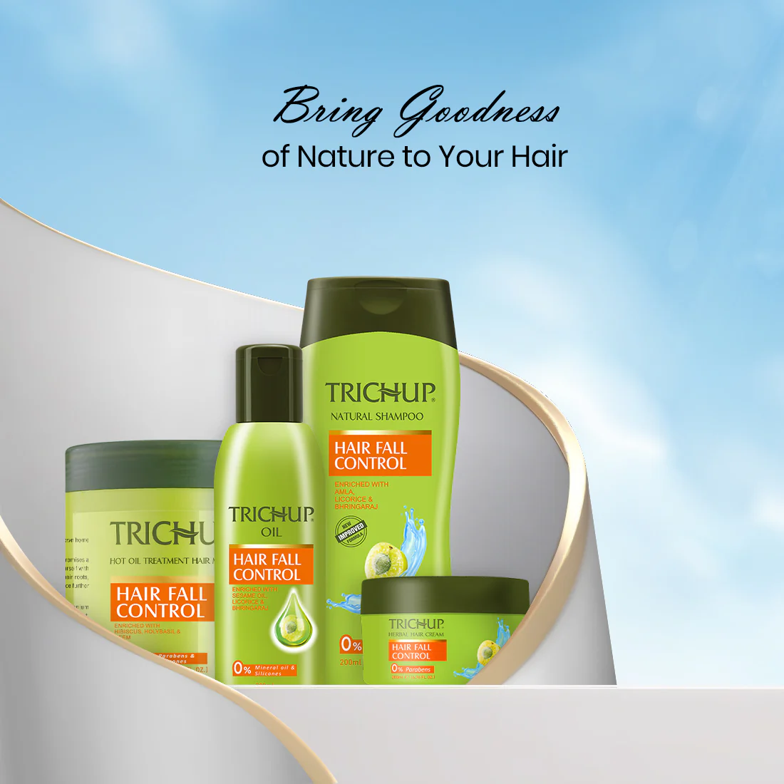 Trichup Hair Fall Control Hair Mask with Aloe Vera Gel - Image 7