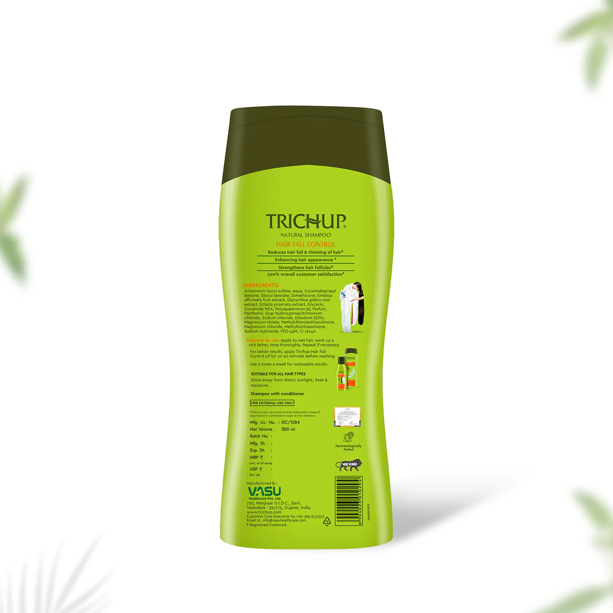 Trichup Hair Fall Control Natural Shampoo 100ml - Image 3