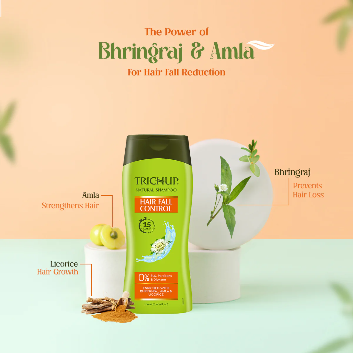 Trichup Hair Fall Control Natural Shampoo - Image 3