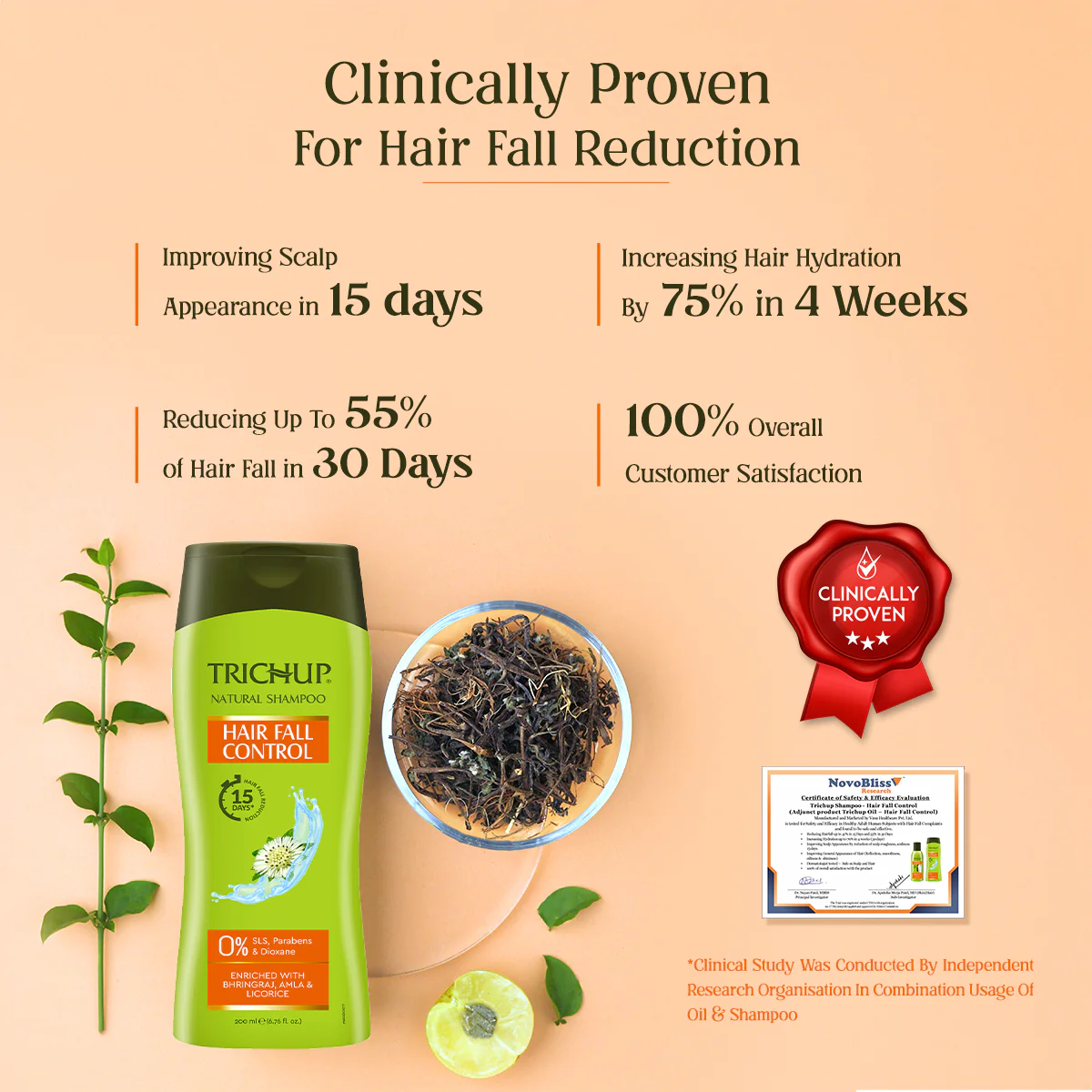 Trichup Hair Fall Control Natural Shampoo - Image 6