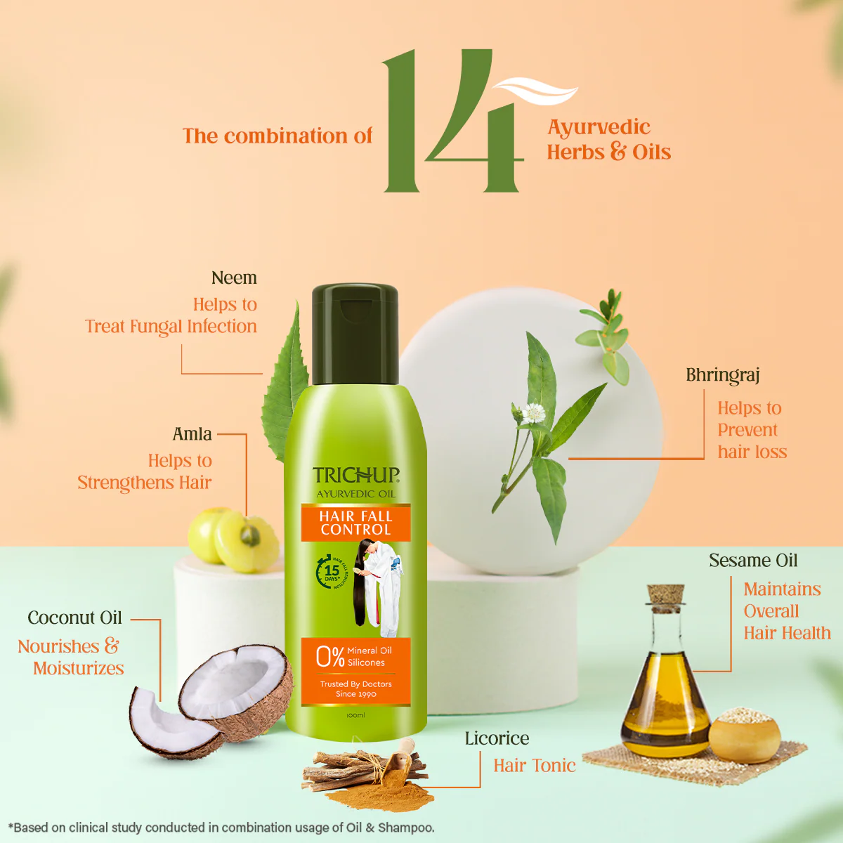 Trichup Hair Fall Control Oil - Image 7