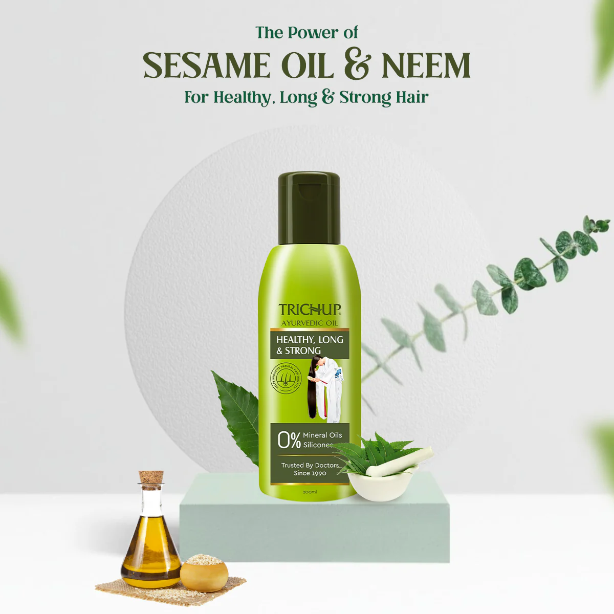 Trichup Healthy Long & Strong Hair Oil - Image 4