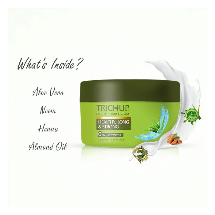 Trichup Healthy Long & Strong Herbal Hair Cream - Image 3
