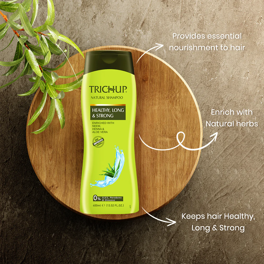 Trichup Healthy Long & Strong Natural Shampoo - Image 6
