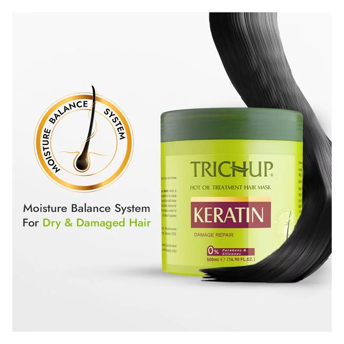 Trichup Keratin Hair Mask with Aloe Vera Gel - Image 4