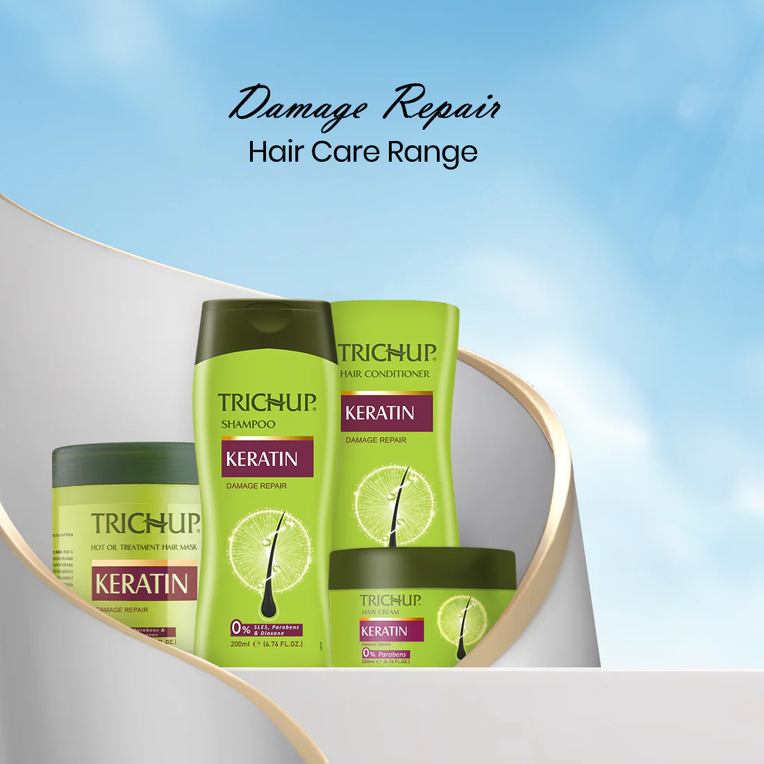 Trichup Keratin Hair Shampoo - 200ml (Pack of 2) - Image 5