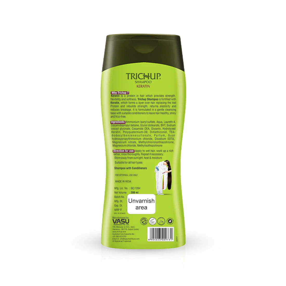 Trichup Keratin Hair Shampoo - 200ml (Pack of 2) - Image 7