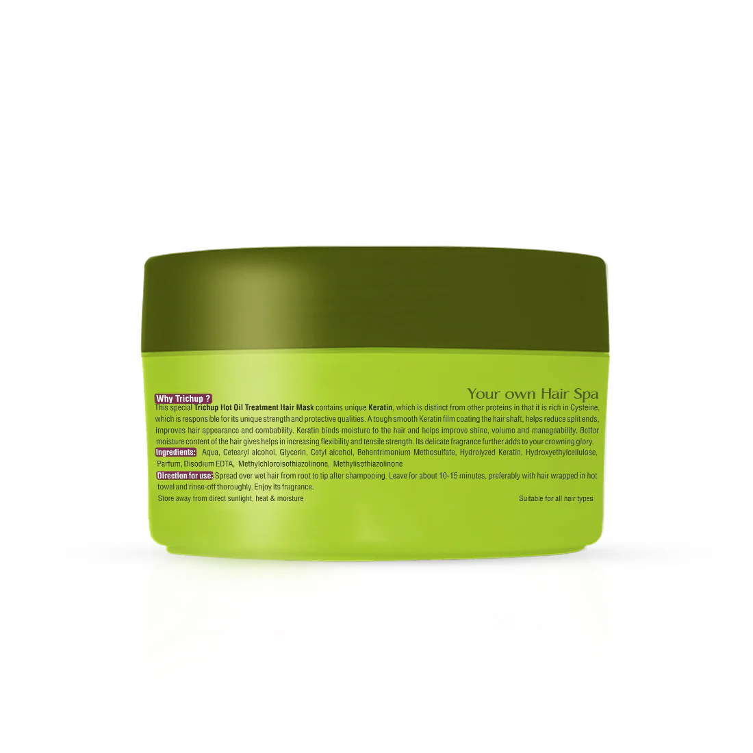 Trichup Keratin Hot Oil Treatment Hair Mask - 200ml - Image 10
