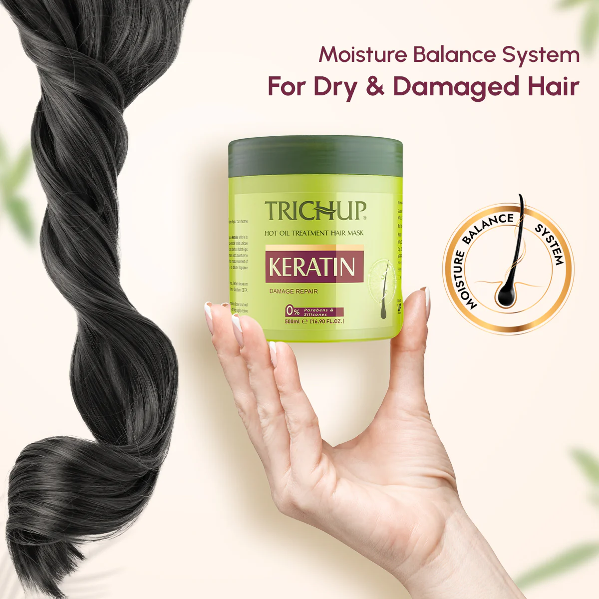 Trichup Keratin Hot Oil Treatment Hair Mask - Image 8