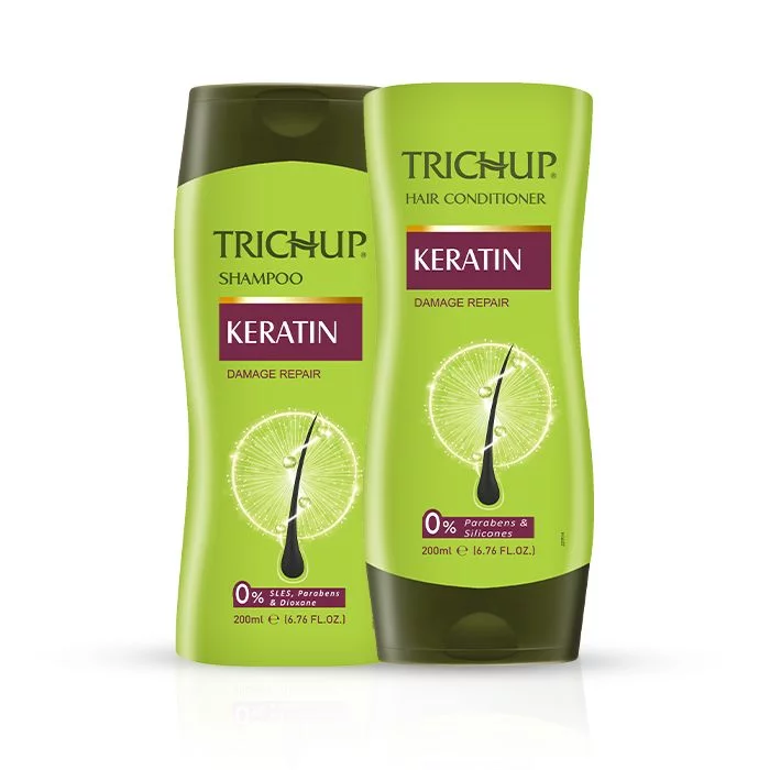Trichup Keratin Hair Shampoo & Conditioner Combo - Image 8