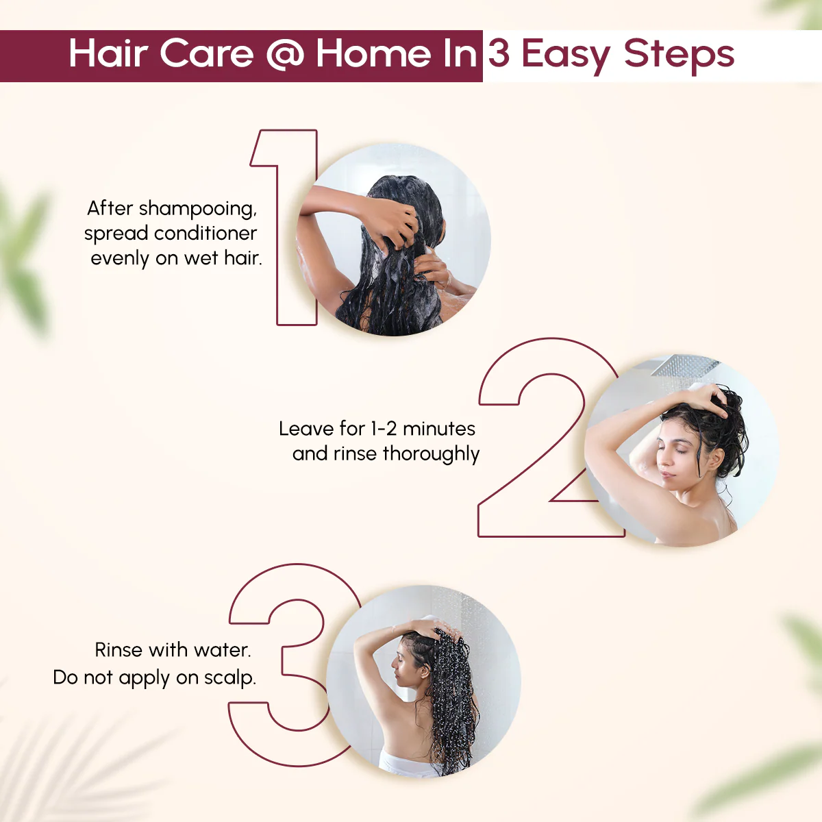 Trichup Keratin Hair Shampoo, Conditioner & Cream Combo - Image 7