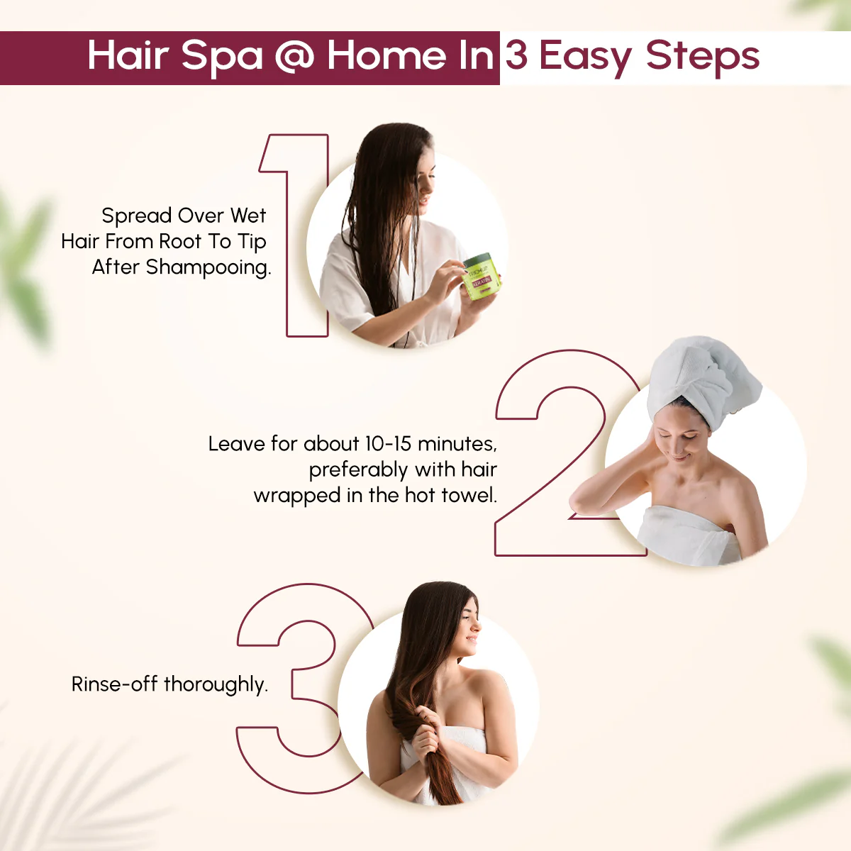 Trichup Keratin Hair Shampoo, Mask & Cream Combo - Image 9