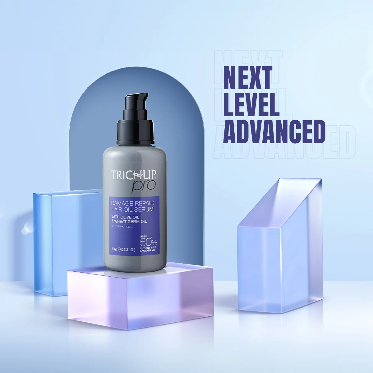 Trichup Pro Damage Repair & Instant Smoothing Hair Care Combo (Oil Serum 100ml + Mask 200ml) - Image 12