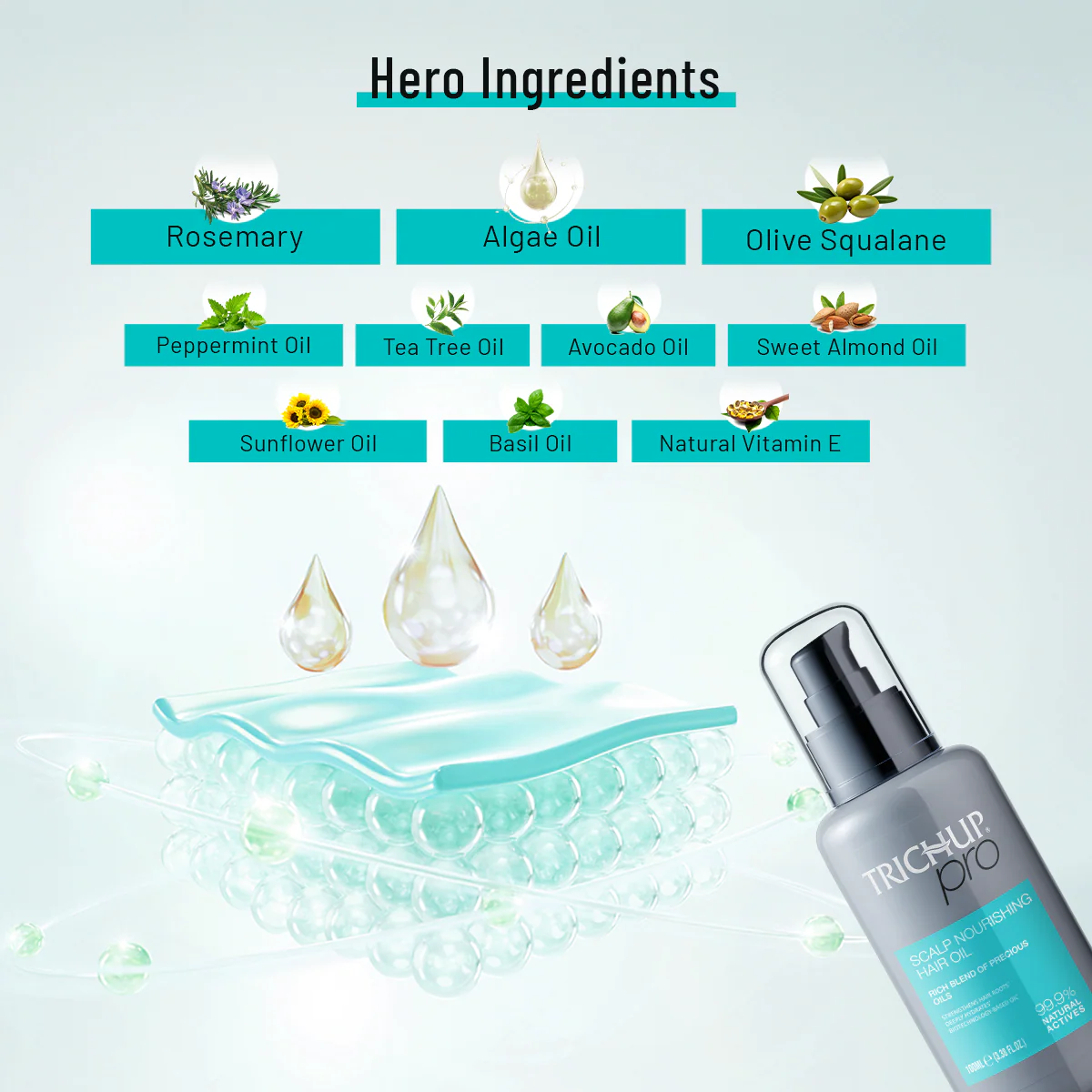 Trichup Pro Damage Repair & Instant Smoothing Hair Combo (Set of 3) - Shampoo 300ml + Scalp Oil 100ml + Mask 200ml - Image 6