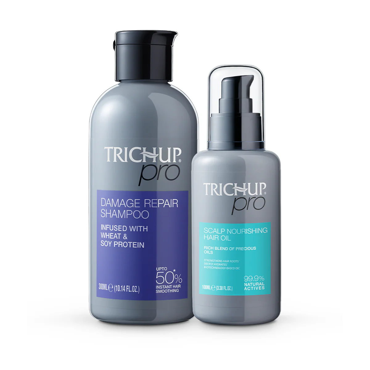 Trichup Pro Scalp Nourishing Hair Oil 100ml & Damage Repair Shampoo 300ml Combo - Image 9
