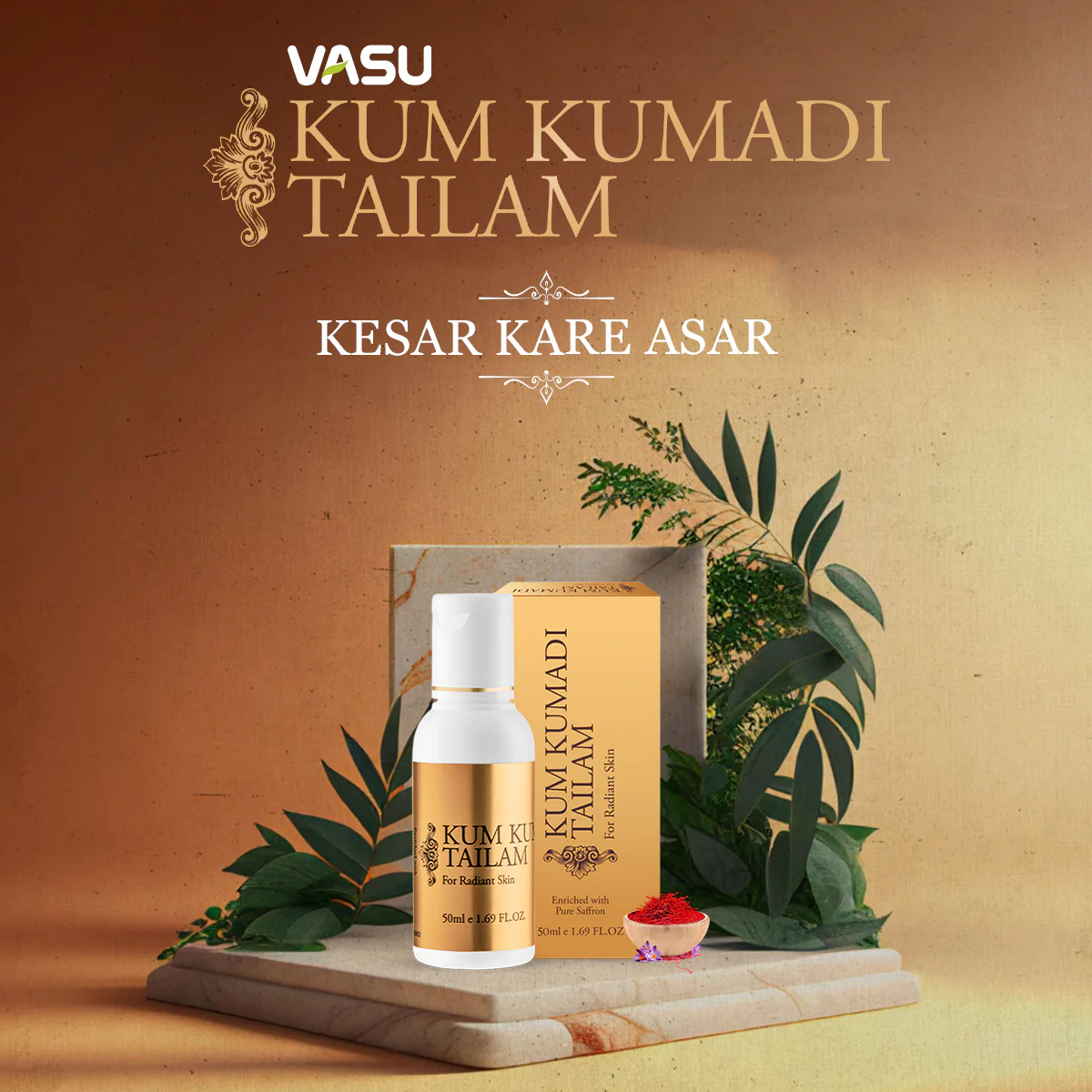Vasu Kumkumadi Tailam with Aloe Vera Gel - Image 12