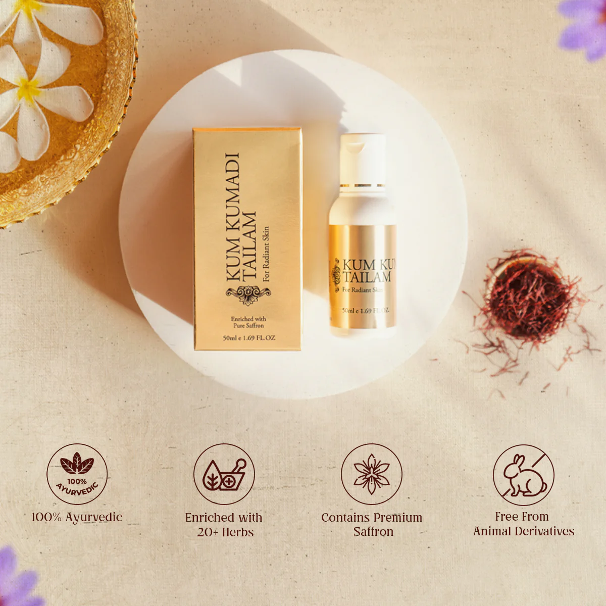 Vasu Kumkumadi Tailam with Aloe Vera Gel - Image 6