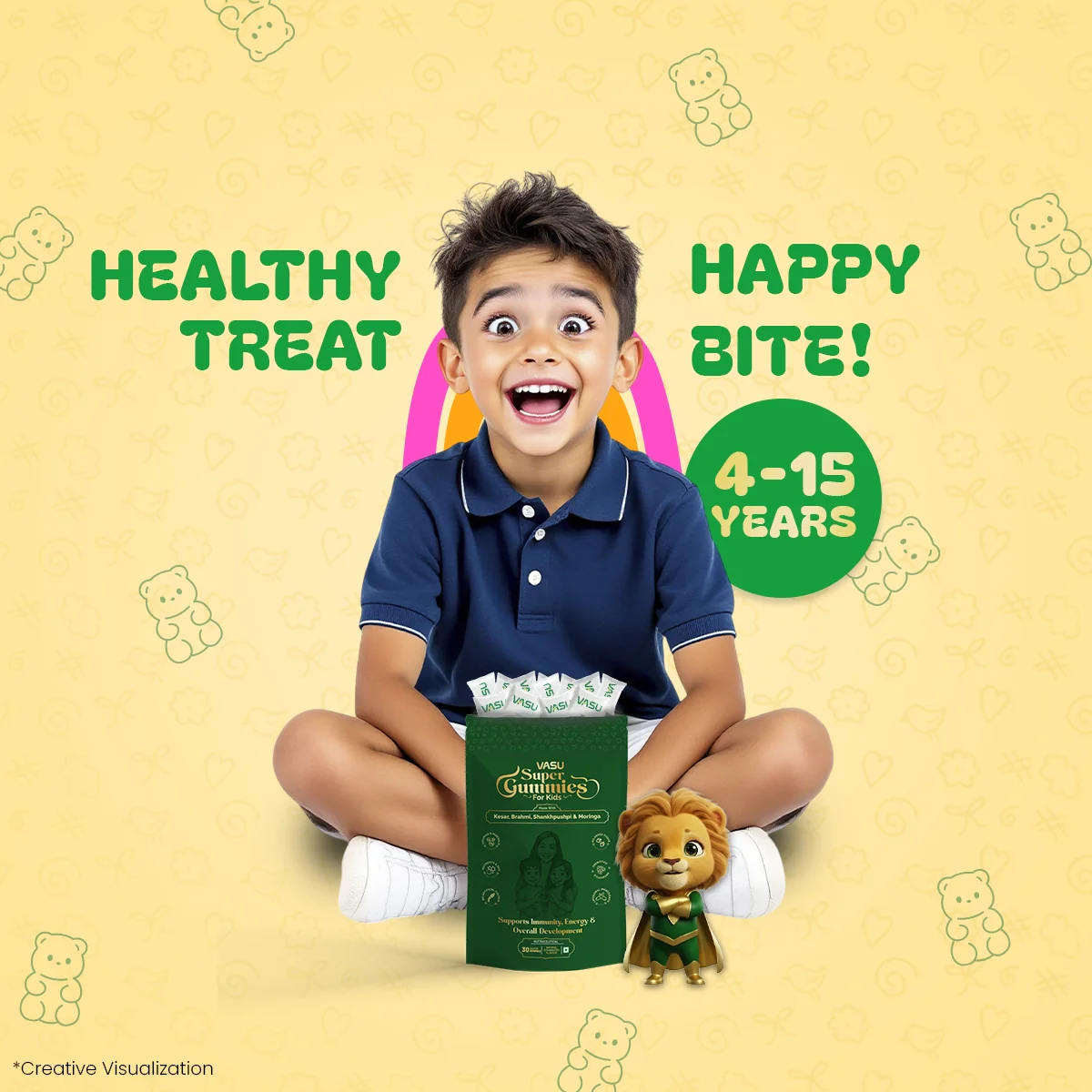Vasu Super Gummies For Kids (30 Gummies) - Image 4