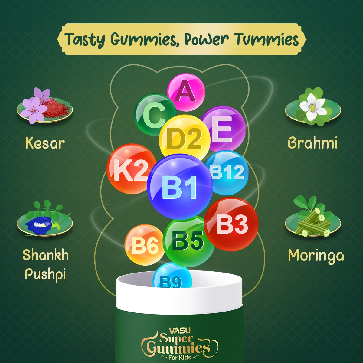 Vasu Super Gummies For Kids (60 Gummies) - Image 8