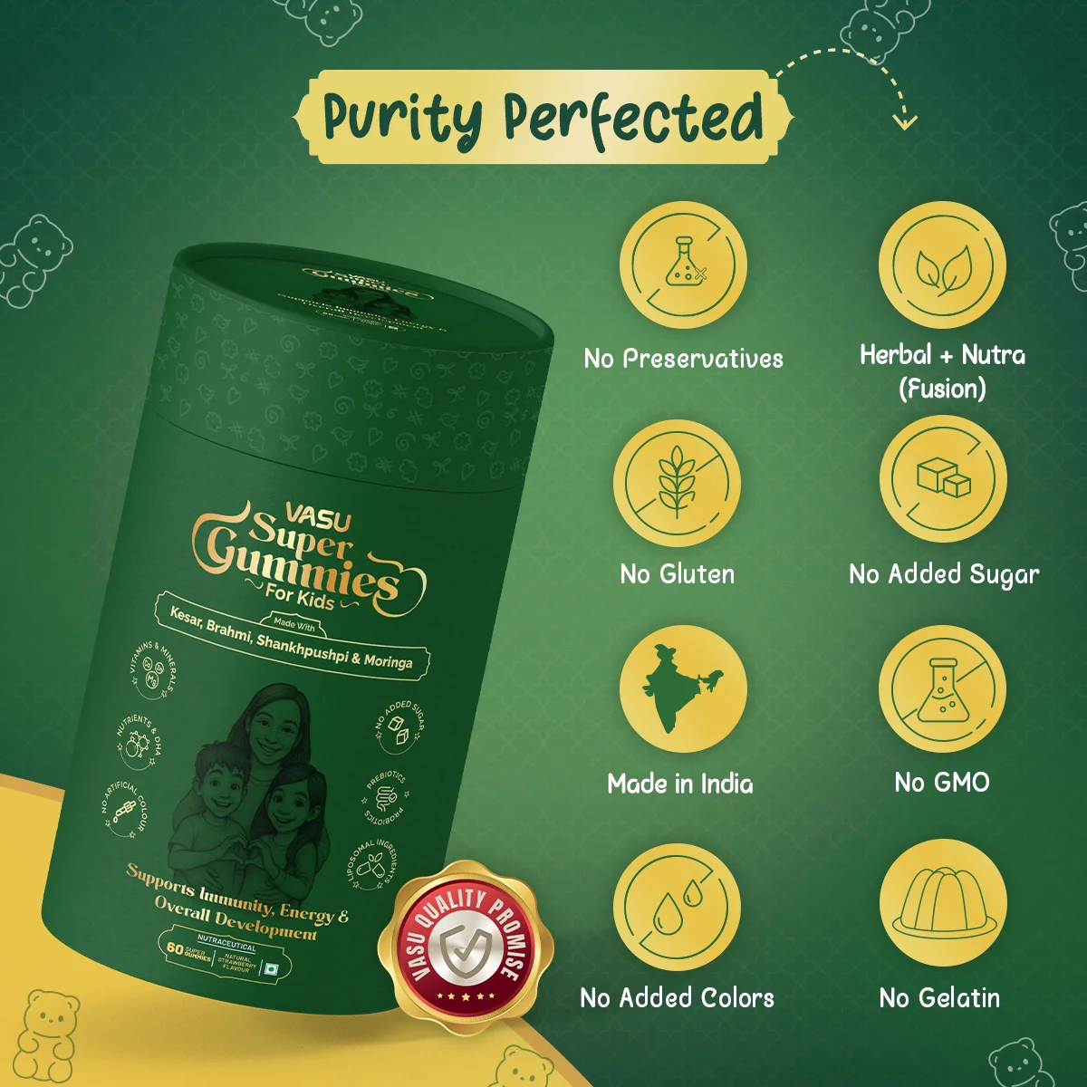 Vasu Super Gummies For Kids (60 Gummies) - Image 9