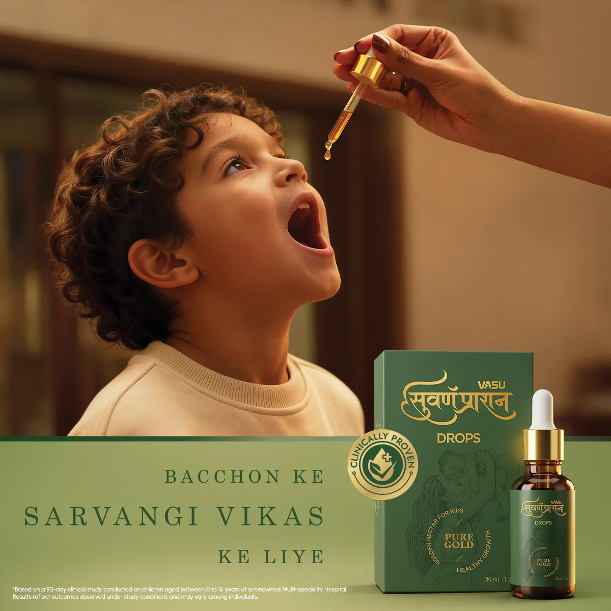 Vasu Swarna Naari Drops 50ml + Swarnaprashan Drops for Kids 30ml Combo Pack - Image 9