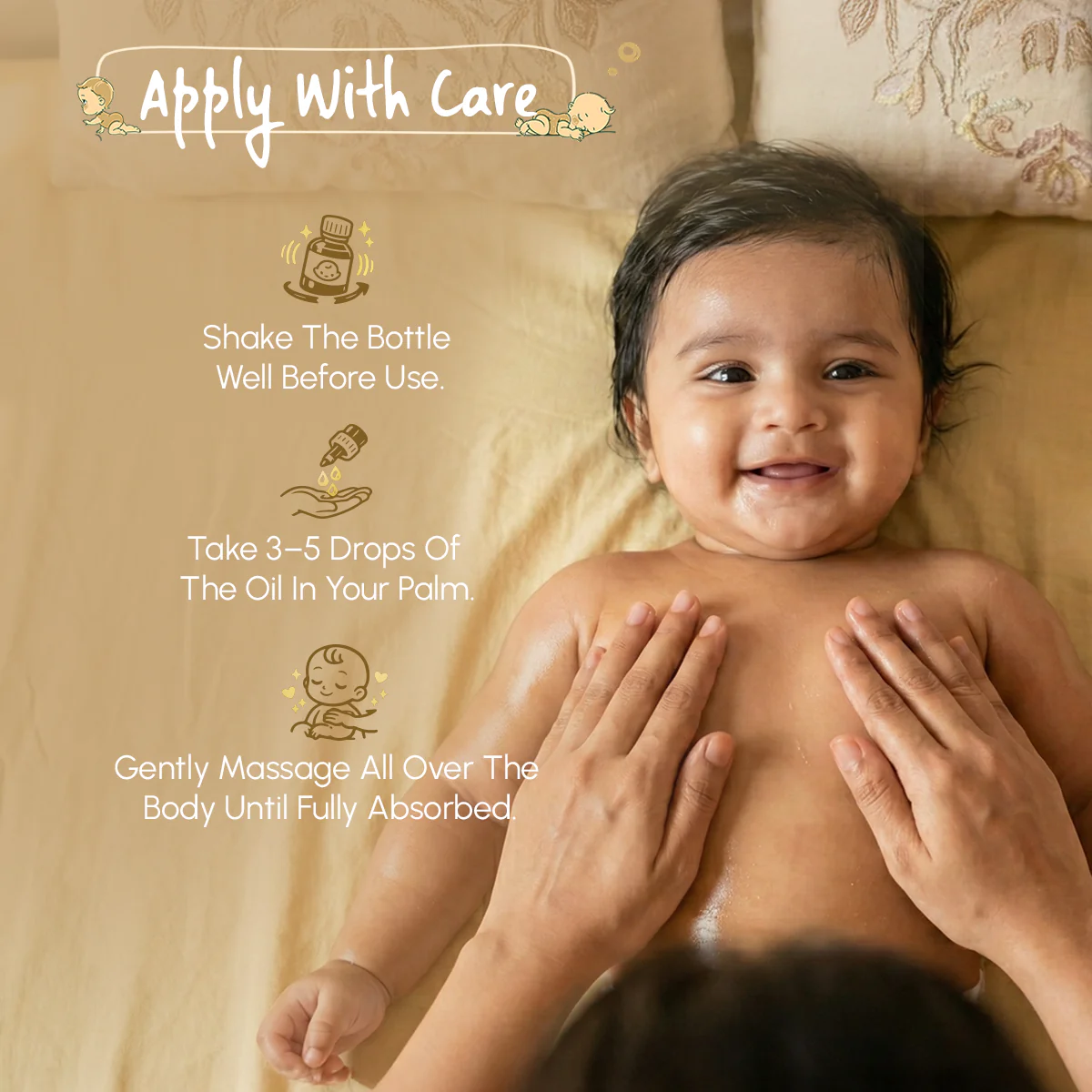 Vasu Swarna Malish Ayurvedic Tailam Baby Massage Oil - 200ml - Image 8