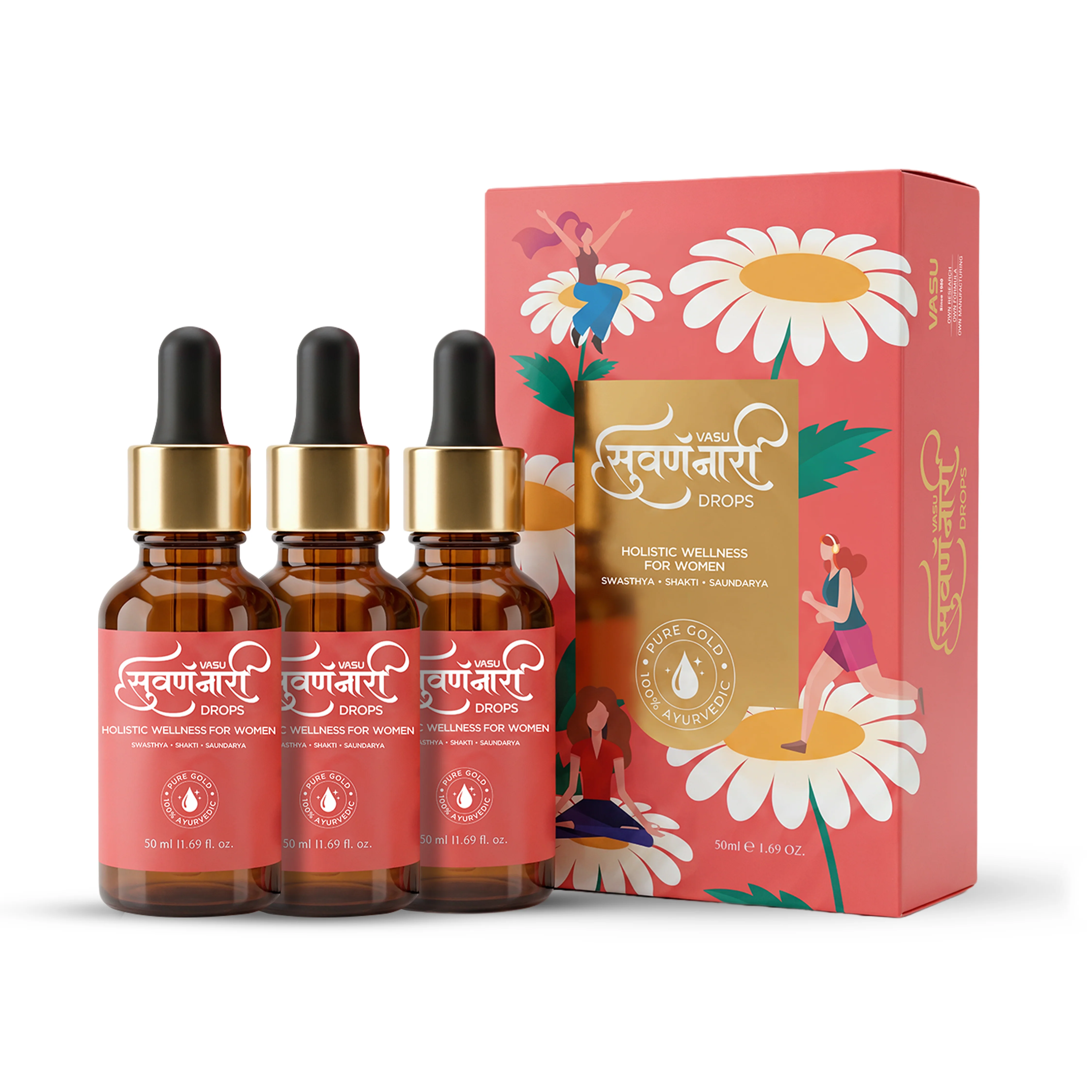 Vasu Swarna Naari Drops (Pack of 3 x 50ml) - Image 11