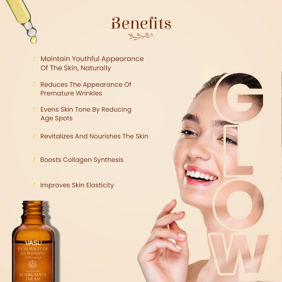 Vasu Facial Beauty Oil - 25ml - Image 4