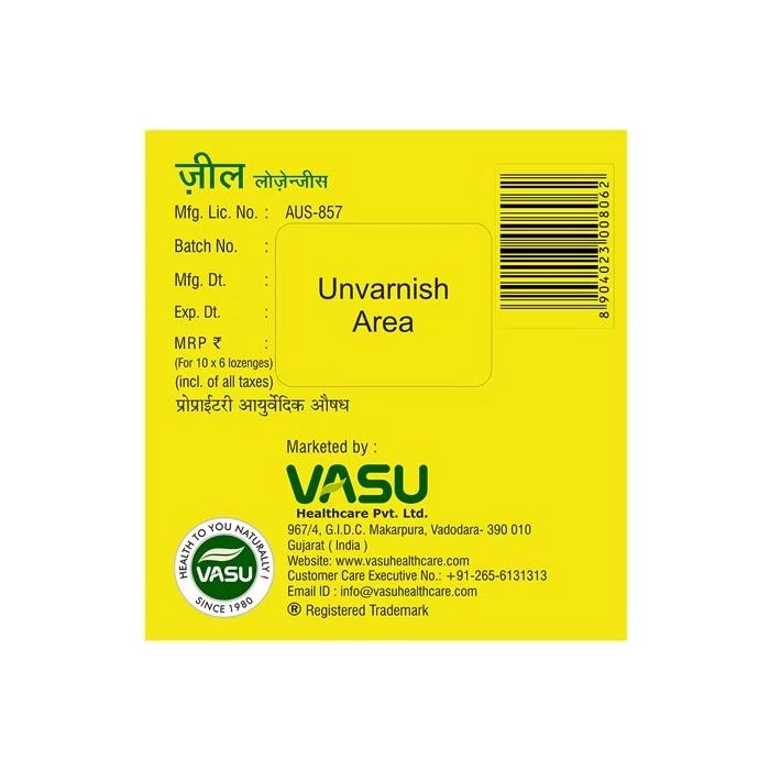 Vasu Zeal Lozenges Cough Care - Image 3